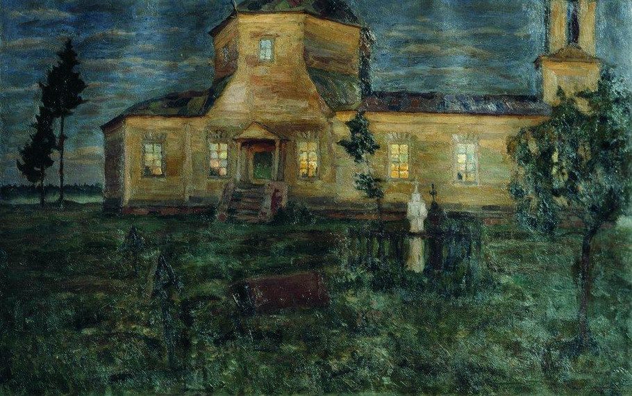 波兰斯坦尼斯·尤尼亚那维奇·茹科夫斯基（Stanislav  Yulianovich Zhukovsky）风景油画一