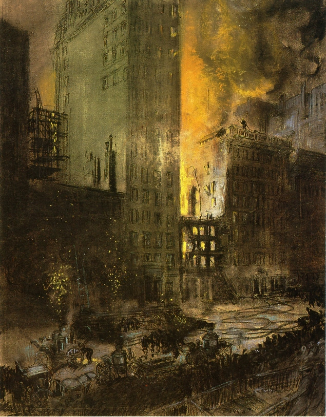美国画家Everett Shinn油画作品欣赏
