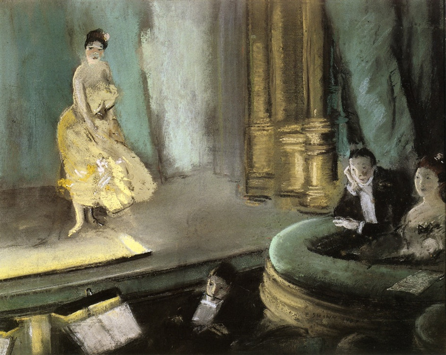美国画家Everett Shinn油画作品欣赏