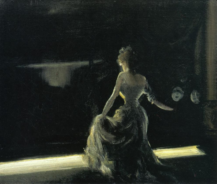 美国画家Everett Shinn油画作品欣赏