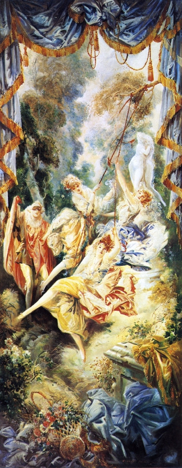 美国画家Everett Shinn油画作品欣赏