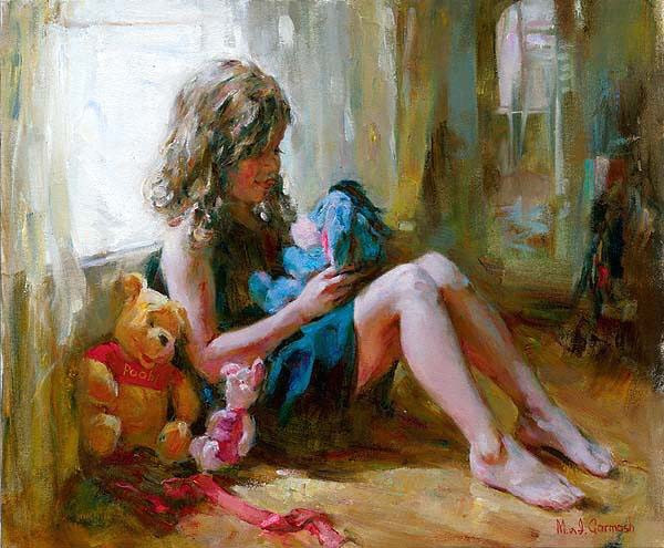 俄罗斯夫妻画家Michael And Inessa Garmash油画人物作品