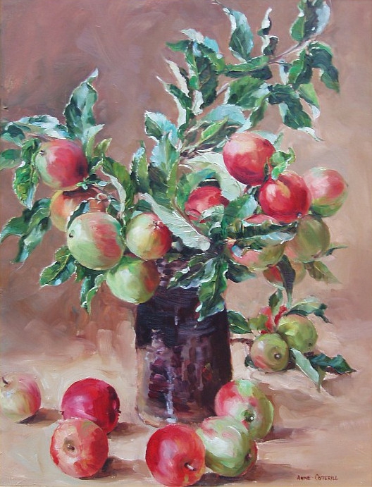 英国画家Anne Cotterill油画花卉