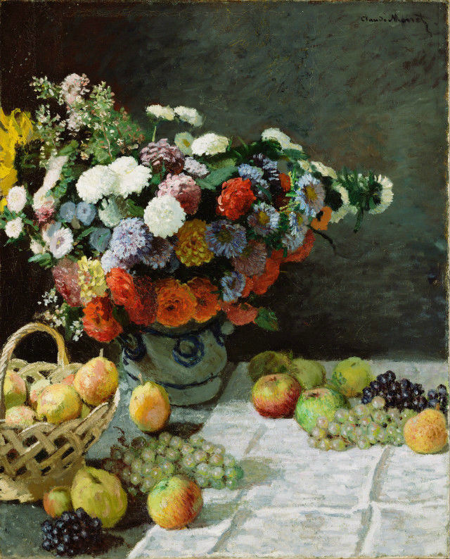 法国克劳德·莫奈（Claude Monet）静物油画