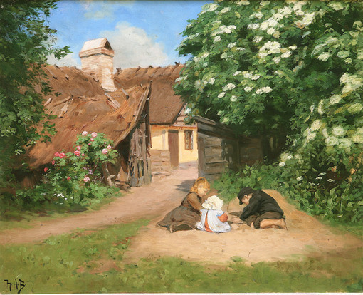 丹麦Hans Anderson Brendekilde油画作品欣赏
