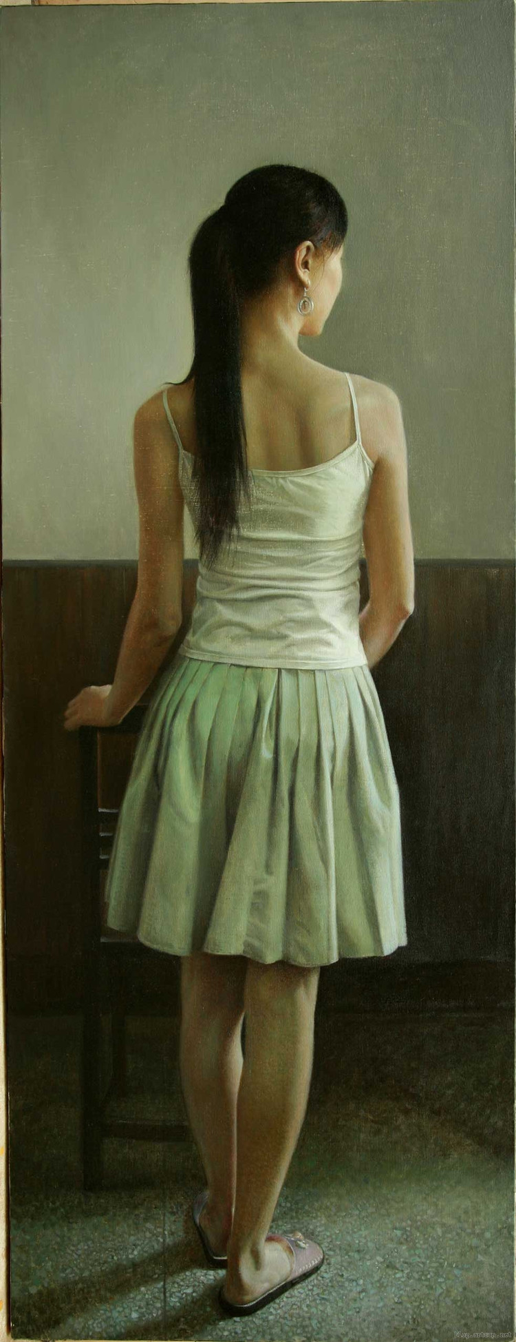 孔慧人物油画作品欣赏