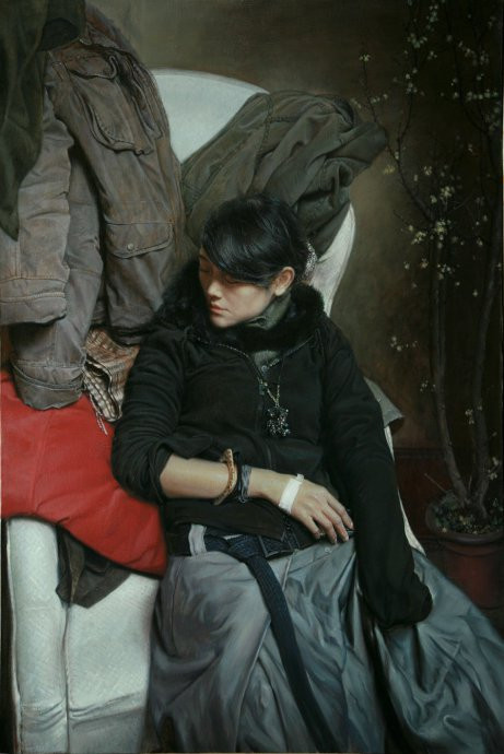 孔慧人物油画作品欣赏