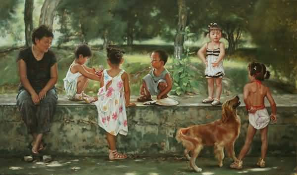 孔慧人物油画作品欣赏