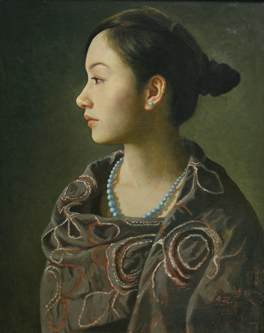 张飞人物油画作品欣赏