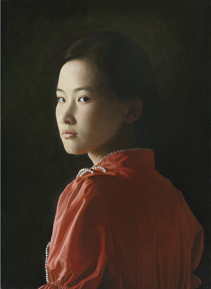 张飞人物油画作品欣赏