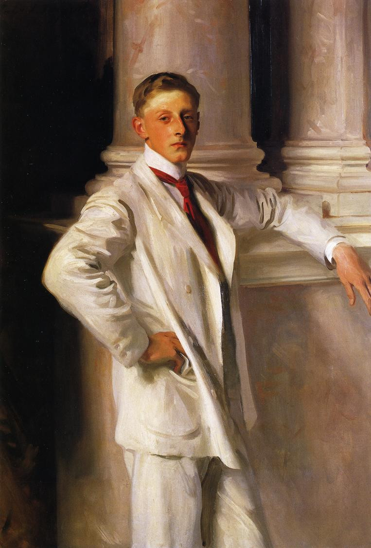 美国约翰·辛格尓·萨金特（John Singer Sargent）人物肖像油画二