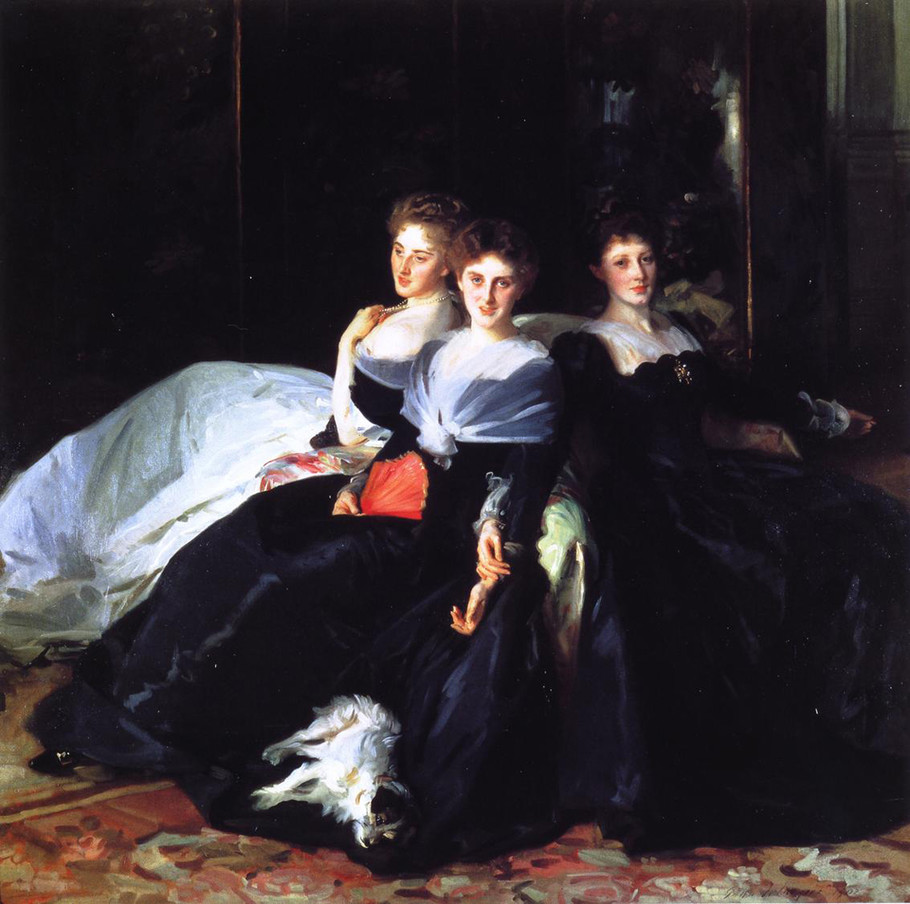 美国约翰·辛格尓·萨金特（John Singer Sargent）人物肖像油画二