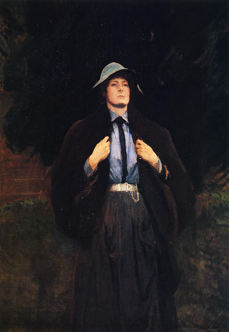 美国约翰·辛格尓·萨金特（John Singer Sargent）人物肖像油画二