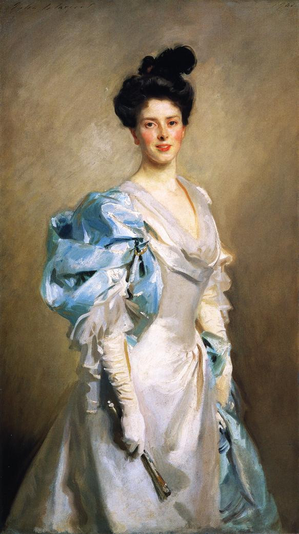 美国约翰·辛格尓·萨金特（John Singer Sargent）人物肖像油画二