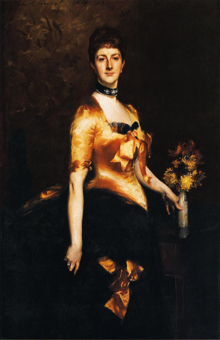 美国约翰·辛格尓·萨金特（John Singer Sargent）人物肖像油画二