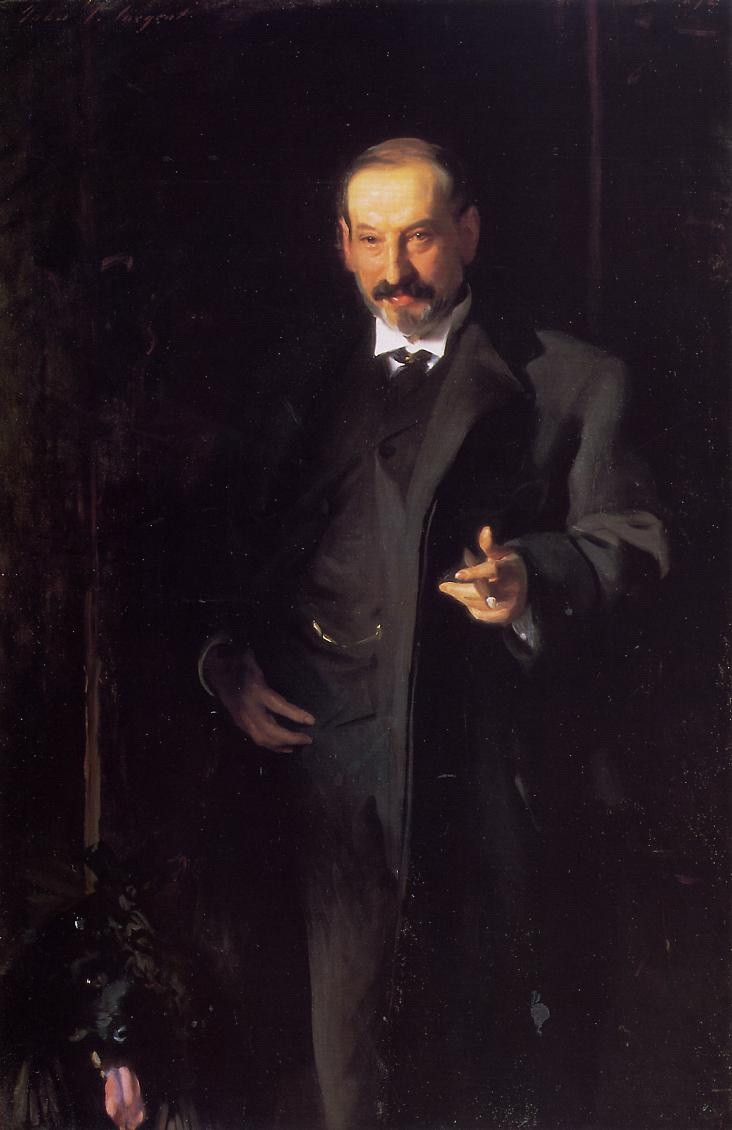 美国约翰·辛格尓·萨金特（John Singer Sargent）人物肖像油画二
