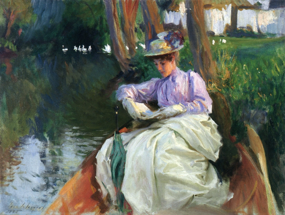 美国约翰·辛格尓·萨金特（John Singer Sargent）人物肖像油画二