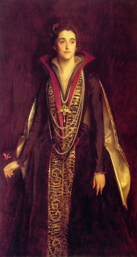 美国约翰·辛格尓·萨金特（John Singer Sargent）人物肖像油画二