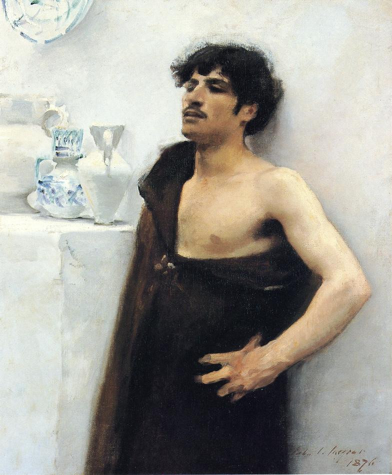 美国约翰·辛格尓·萨金特（John Singer Sargent）人物肖像油画二