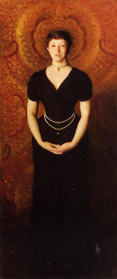 美国约翰·辛格尓·萨金特（John Singer Sargent）人物肖像油画一