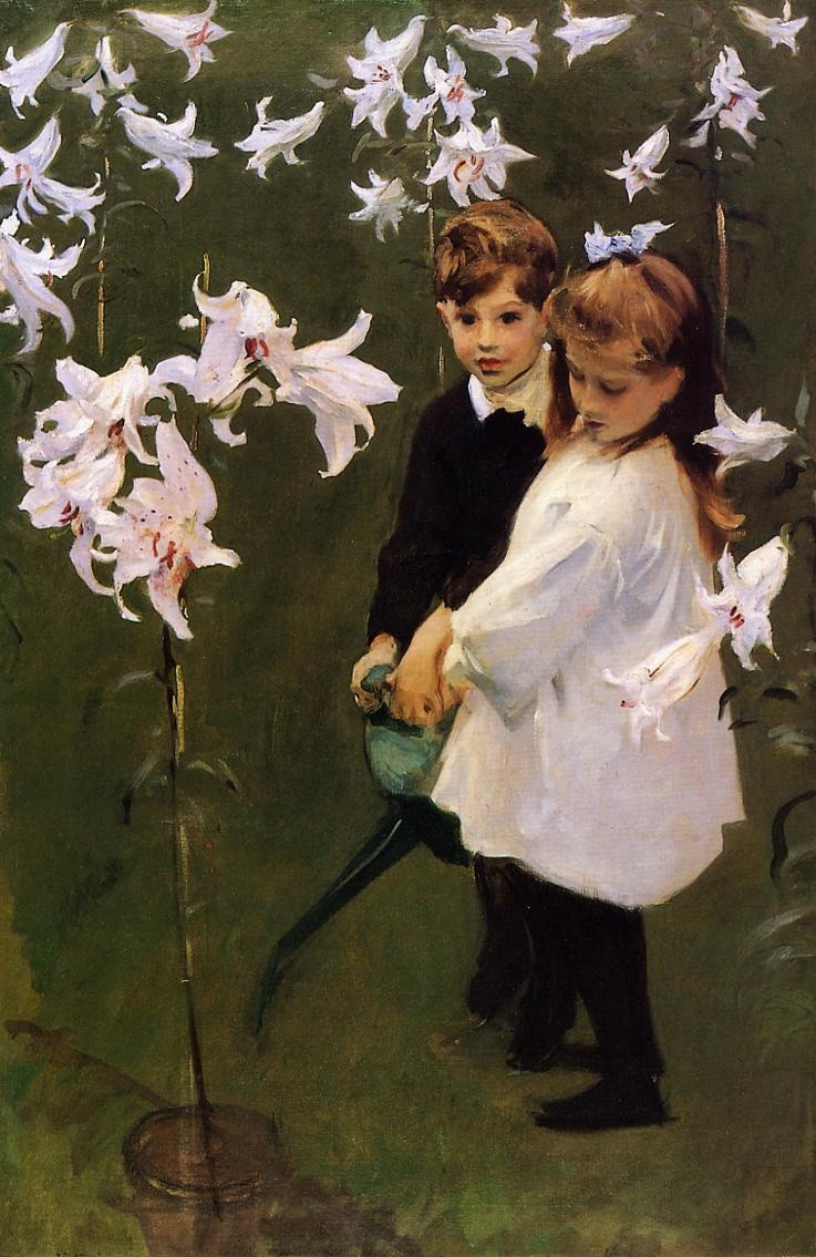 美国约翰·辛格尓·萨金特（John Singer Sargent）人物肖像油画一
