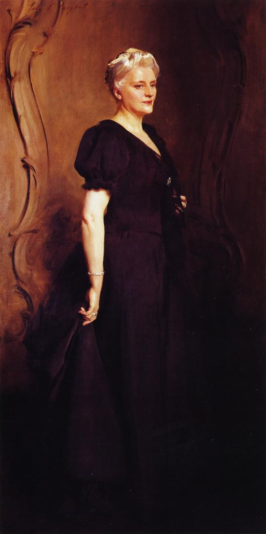美国约翰·辛格尓·萨金特（John Singer Sargent）人物肖像油画一