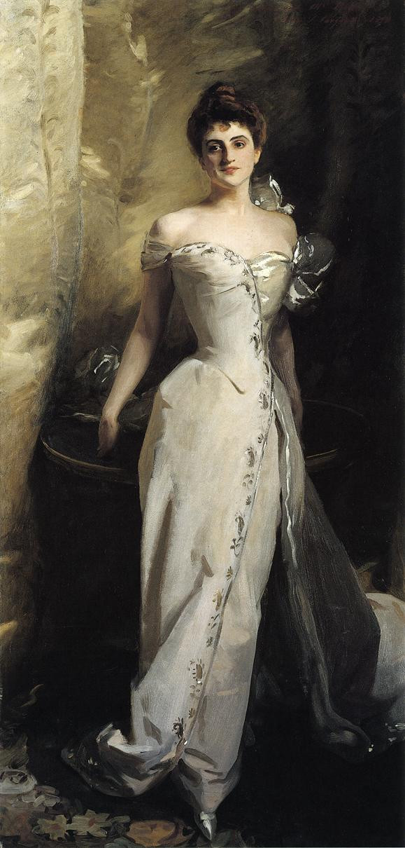 美国约翰·辛格尓·萨金特（John Singer Sargent）人物肖像油画一