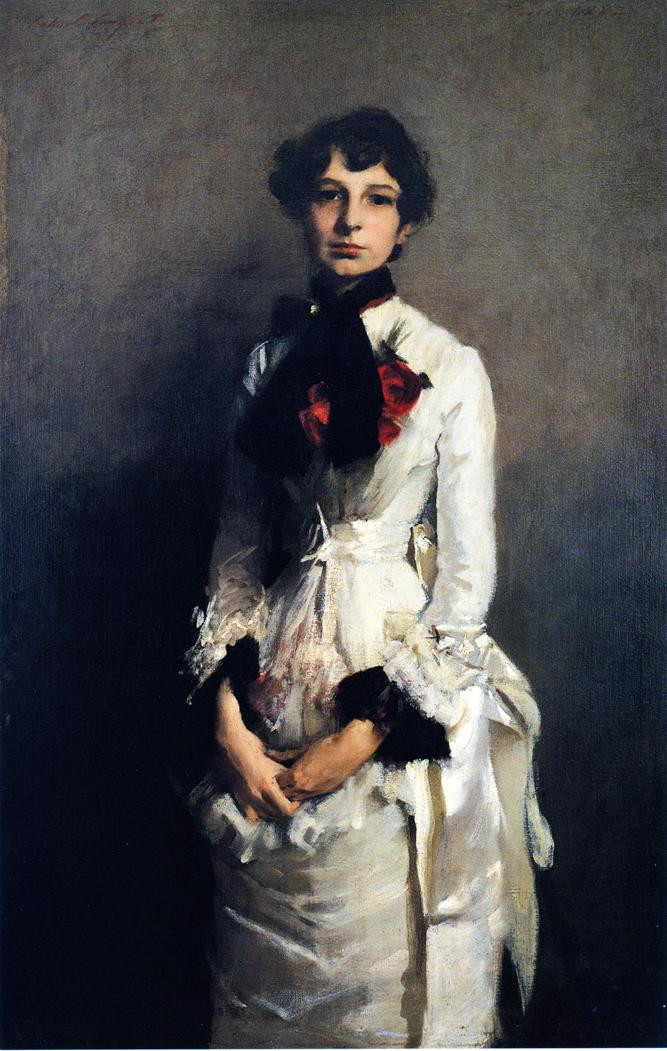 美国约翰·辛格尓·萨金特（John Singer Sargent）人物肖像油画一