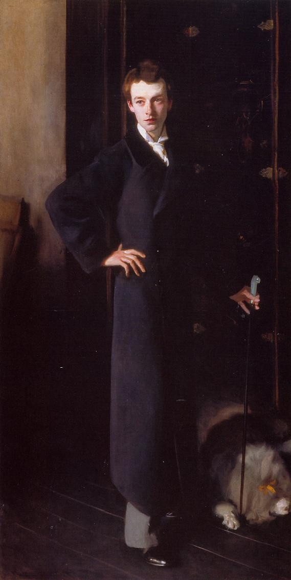 美国约翰·辛格尓·萨金特（John Singer Sargent）人物肖像油画一