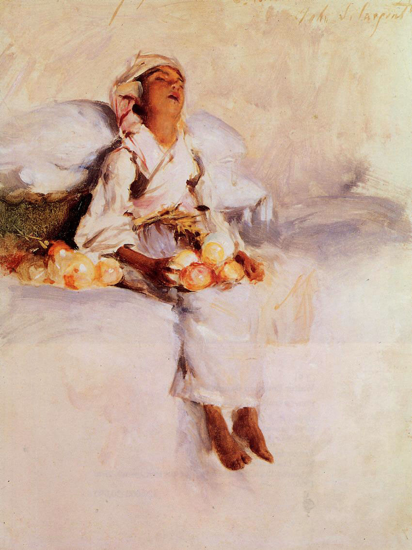 美国约翰·辛格尓·萨金特（John Singer Sargent）人物肖像油画一