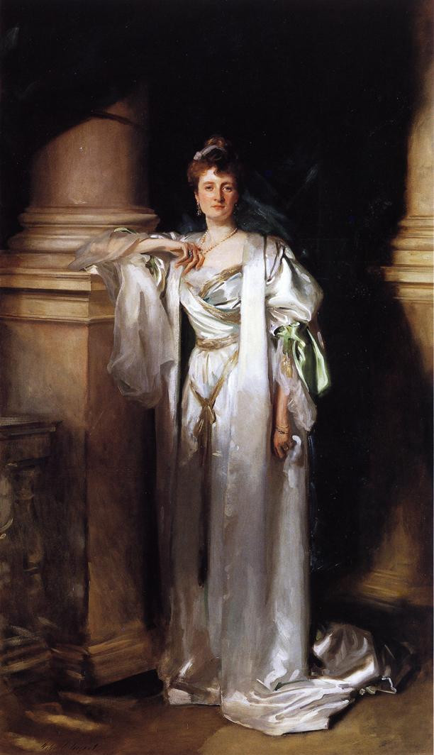 美国约翰·辛格尓·萨金特（John Singer Sargent）人物肖像油画一