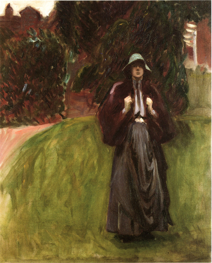 美国约翰·辛格尓·萨金特（John Singer Sargent）人物肖像油画一