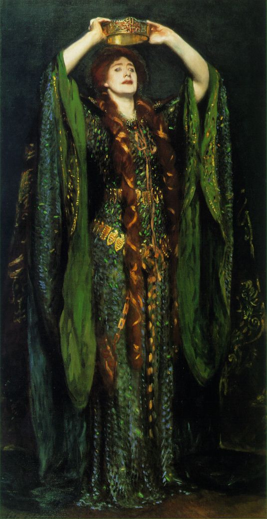 美国约翰·辛格尓·萨金特（John Singer Sargent）人物肖像油画一