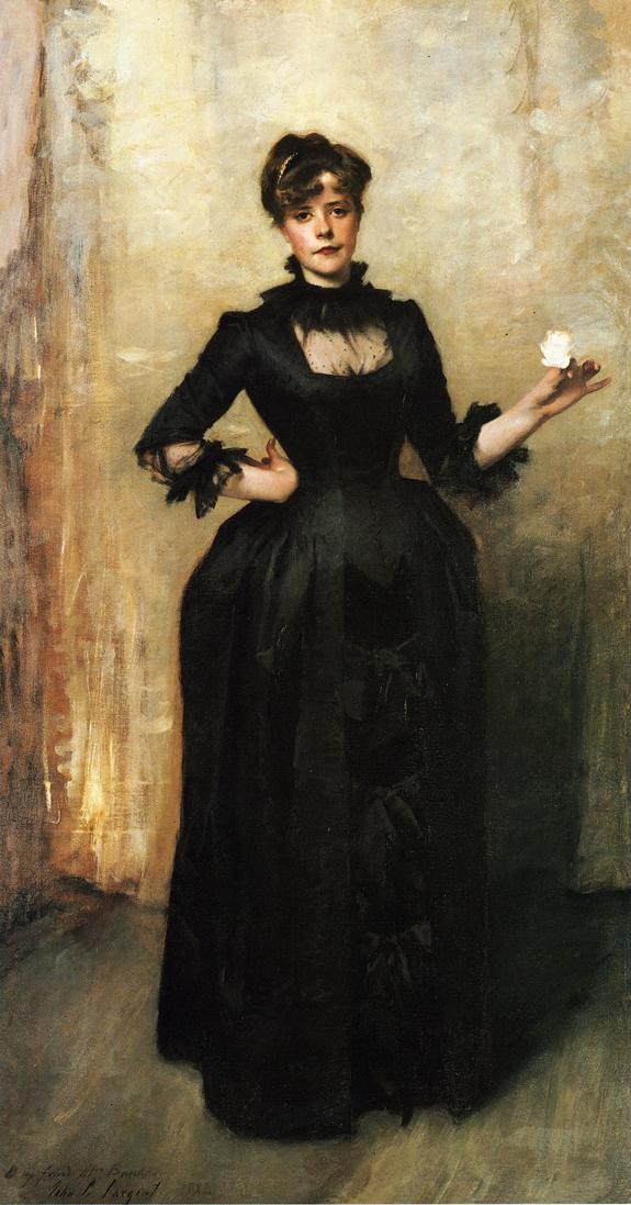 美国约翰·辛格尓·萨金特（John Singer Sargent）人物肖像油画一