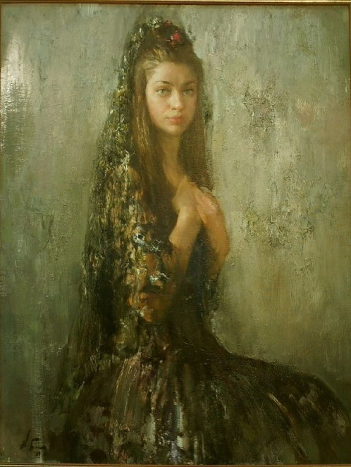 俄罗斯尼古拉·布洛欣（Nikolai Blokhin）油画人物