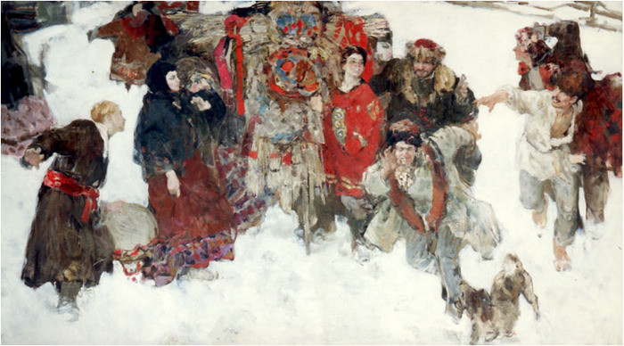 俄罗斯尼古拉·布洛欣（Nikolai Blokhin）油画人物