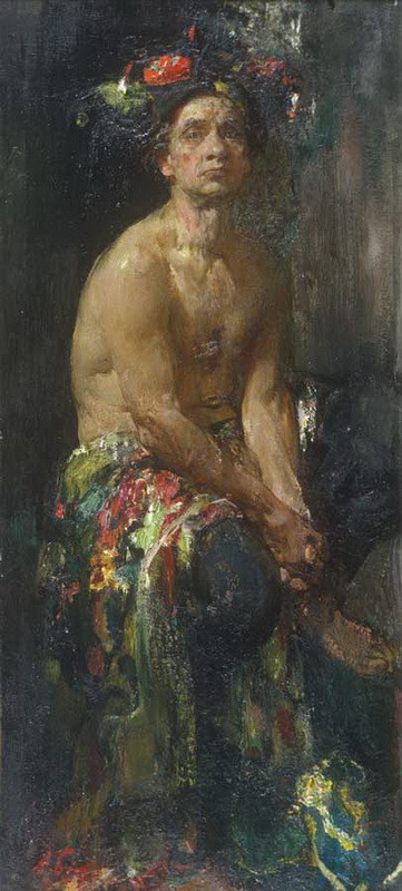 俄罗斯尼古拉·布洛欣（Nikolai Blokhin）油画人物