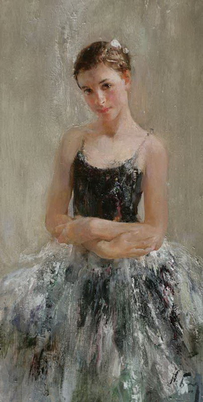 俄罗斯尼古拉·布洛欣（Nikolai Blokhin）油画人物