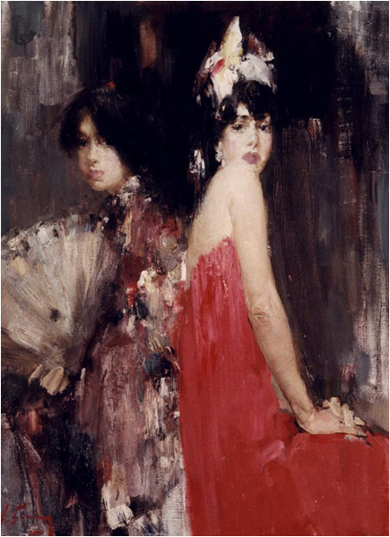 俄罗斯尼古拉·布洛欣（Nikolai Blokhin）油画人物