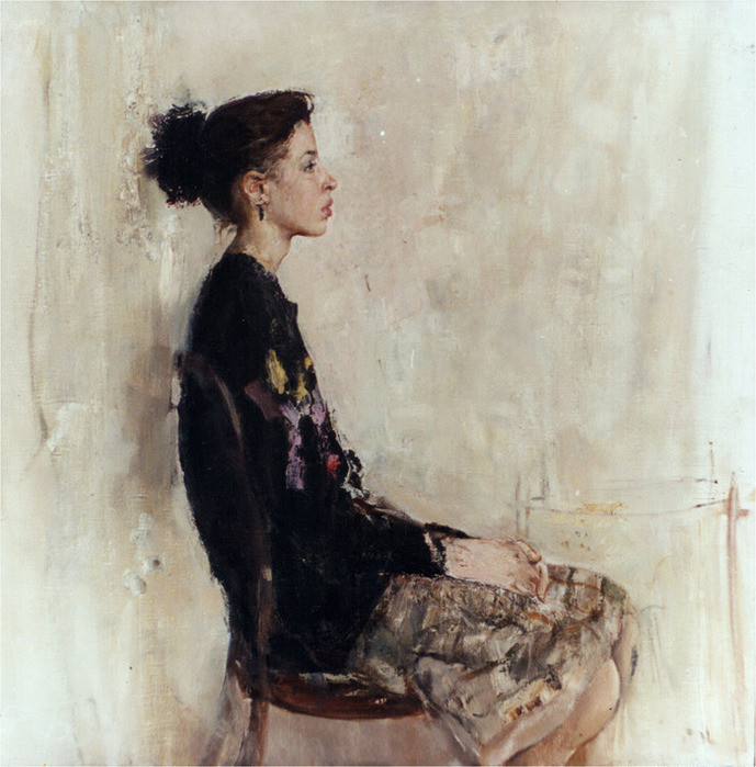 俄罗斯尼古拉·布洛欣（Nikolai Blokhin）油画人物