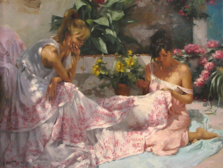 西班牙艺术家Vicente Romero Redondo油画作品欣赏