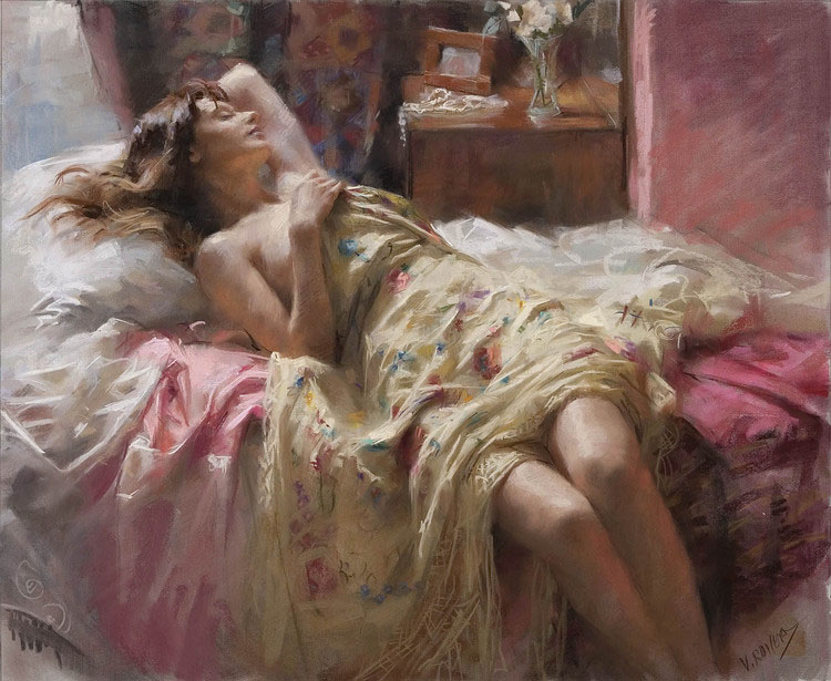 西班牙艺术家Vicente Romero Redondo油画作品欣赏