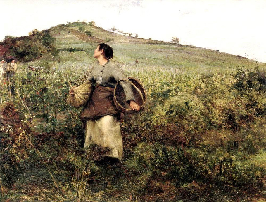 法国乡村风俗画家巴斯蒂昂·勒帕热（Jules Bastien-Lepage）油画作品欣赏