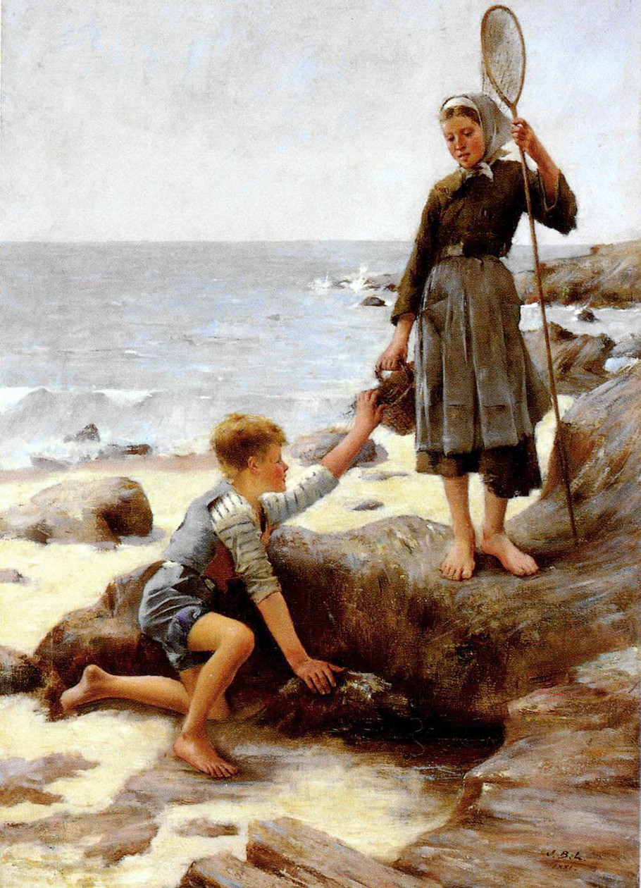 法国乡村风俗画家巴斯蒂昂·勒帕热（Jules Bastien-Lepage）油画作品欣赏