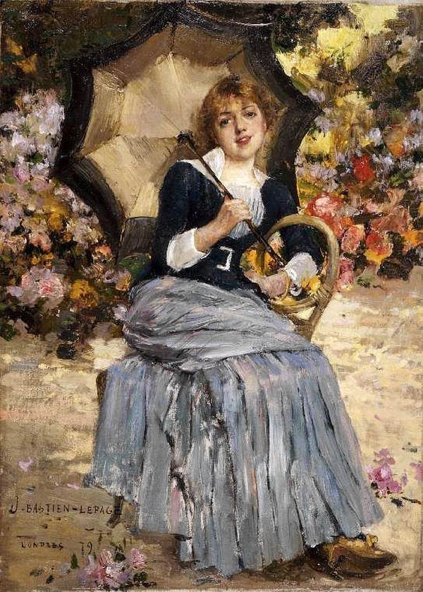 法国乡村风俗画家巴斯蒂昂·勒帕热（Jules Bastien-Lepage）油画作品欣赏