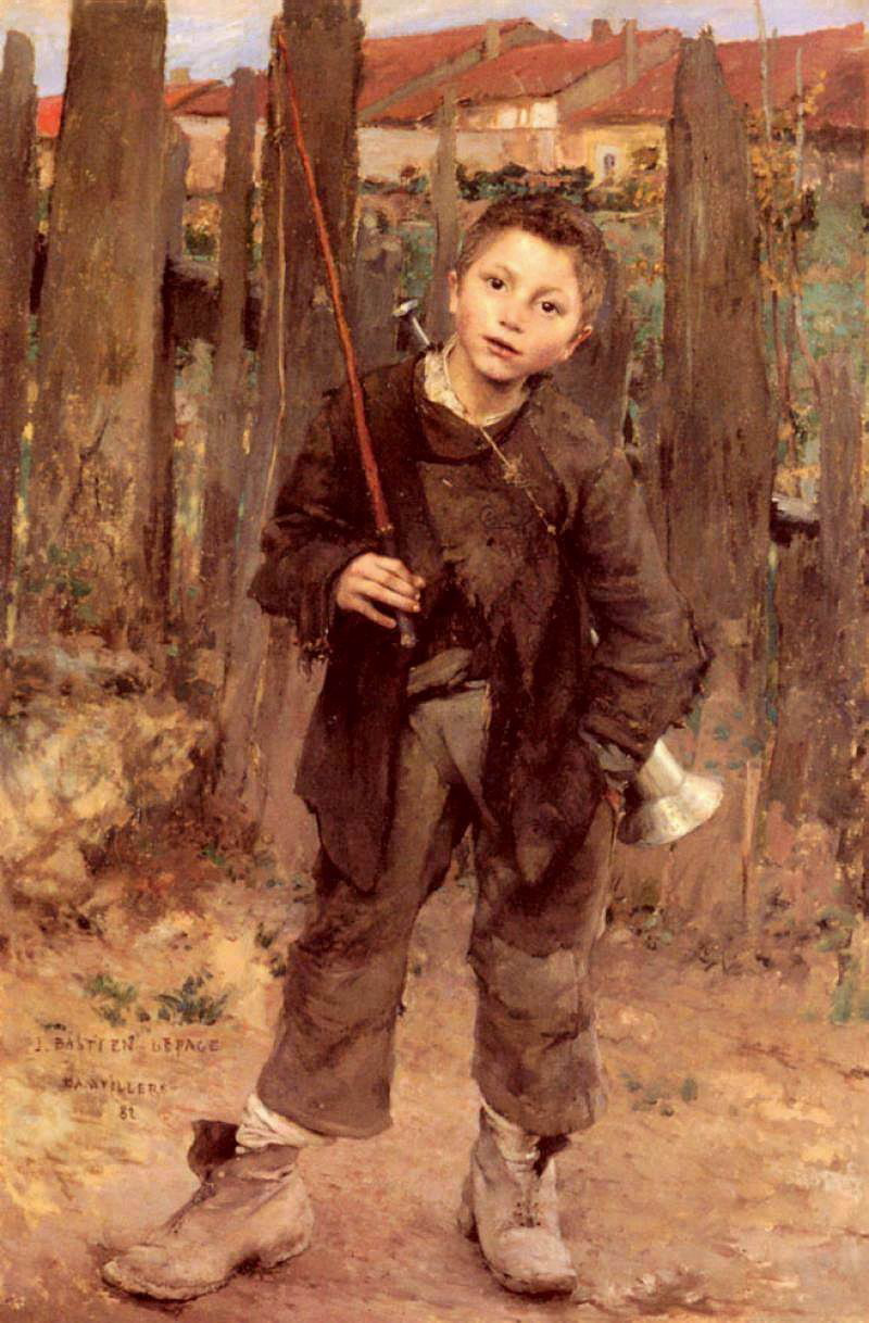 法国乡村风俗画家巴斯蒂昂·勒帕热（Jules Bastien-Lepage）油画作品欣赏