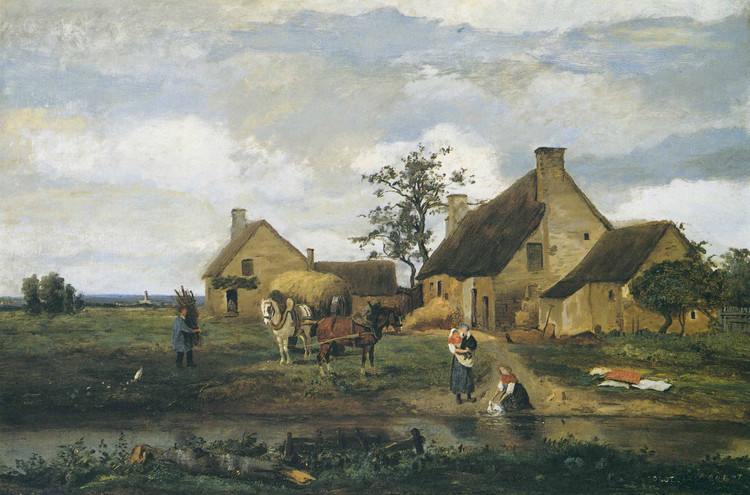 法国画家卡米耶·柯罗（Camille Corot）油画作品欣赏