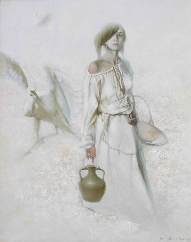 侯滨人物油画作品欣赏