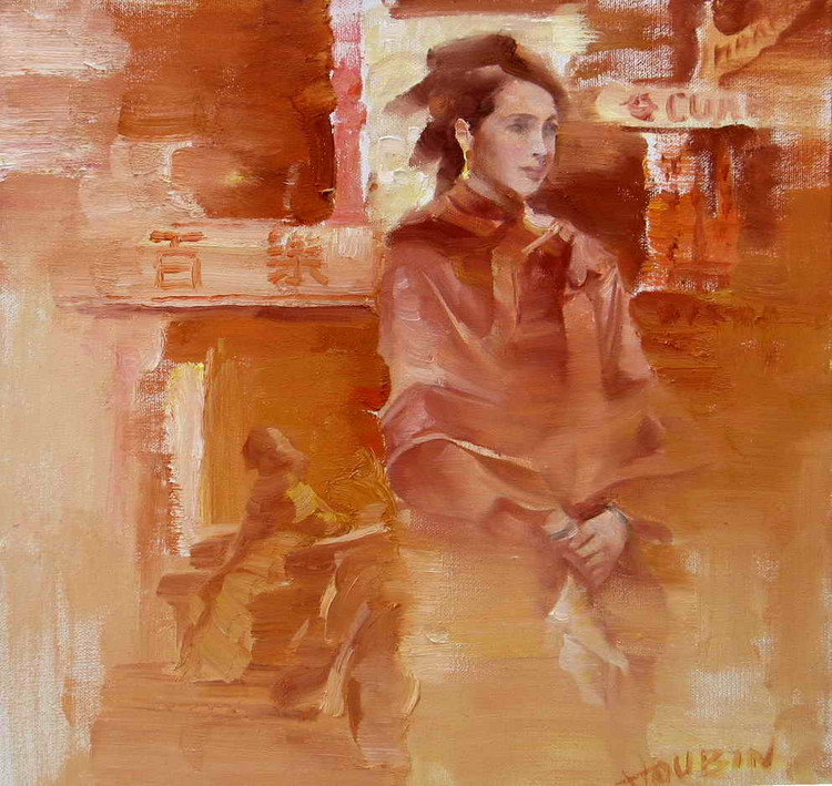 侯滨人物油画作品欣赏
