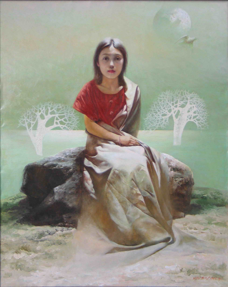 侯滨人物油画作品欣赏